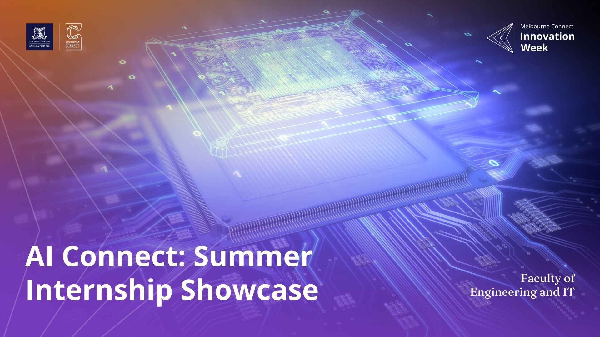 AI Connect Summer Internship Showcase Banner