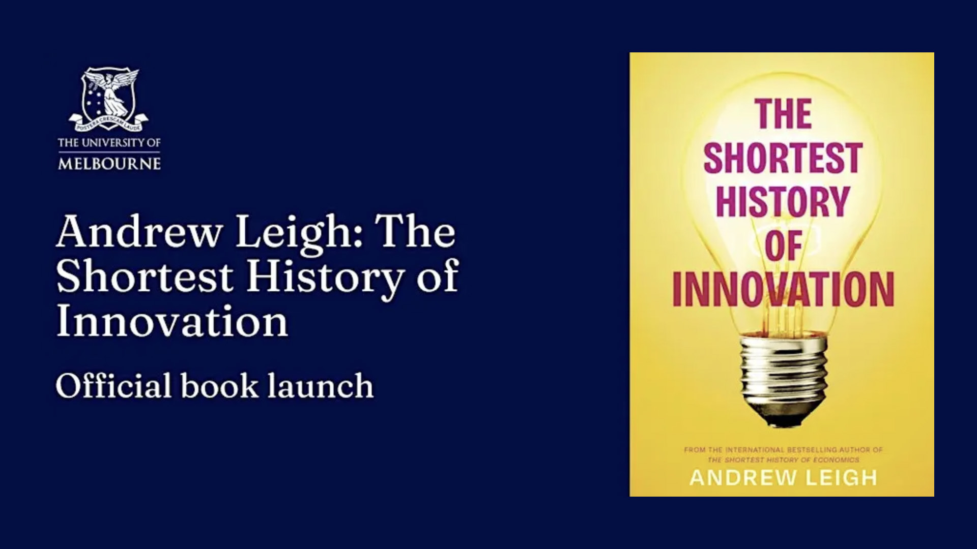 Andrew Leigh Innovation