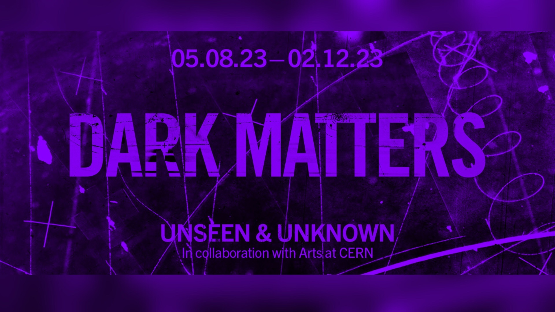 DARK MATTERS event banner