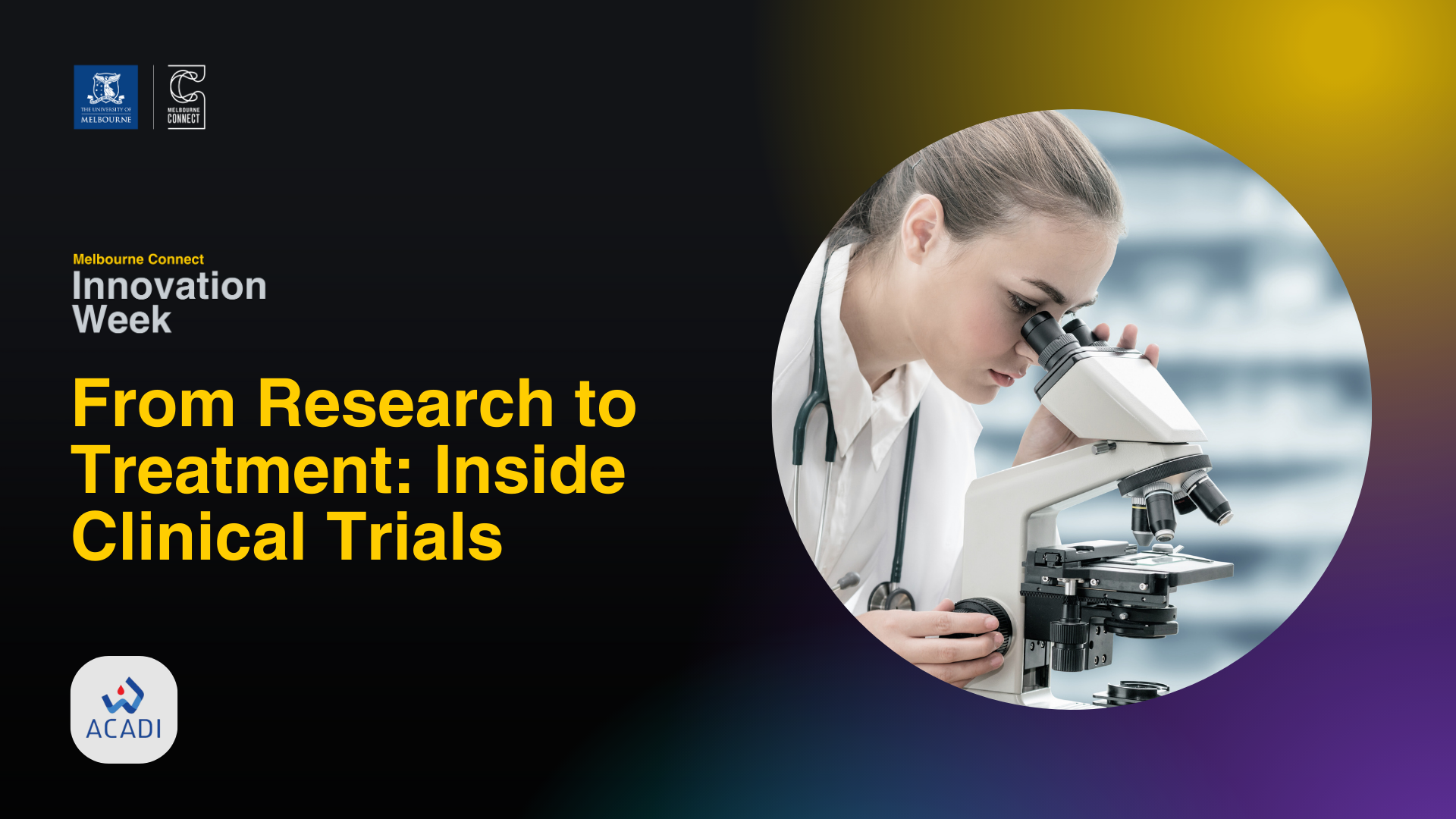 IWE 073 ACADI From Research to Treatment Inside Clinical Trials