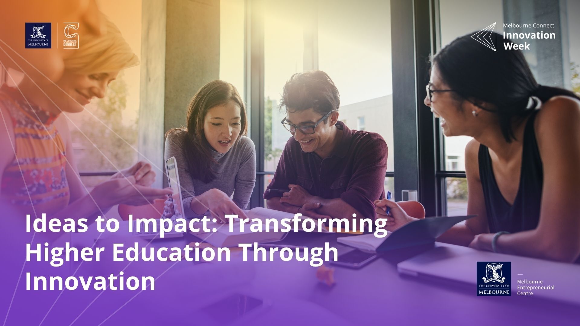 Ideas to Impact Transforming Higher Education Through Innovation Banner
