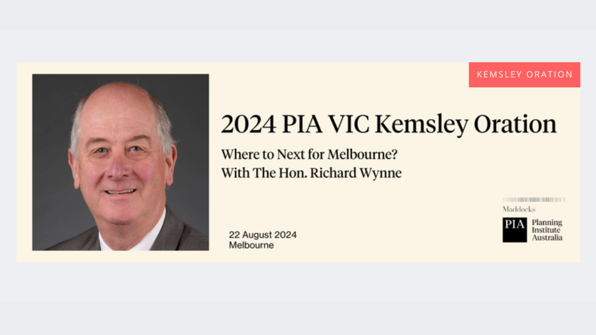 Kemsley Oration
