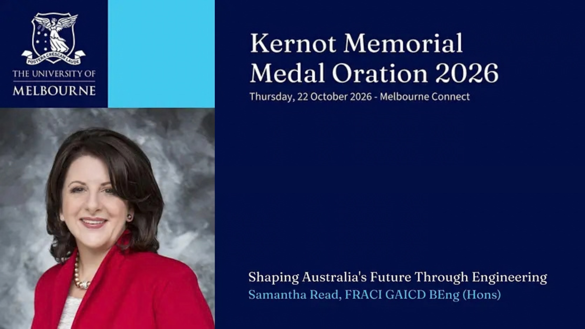 Kernot Memorial banner