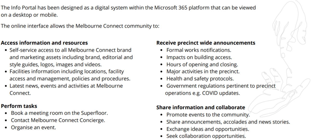 Info Portal Features