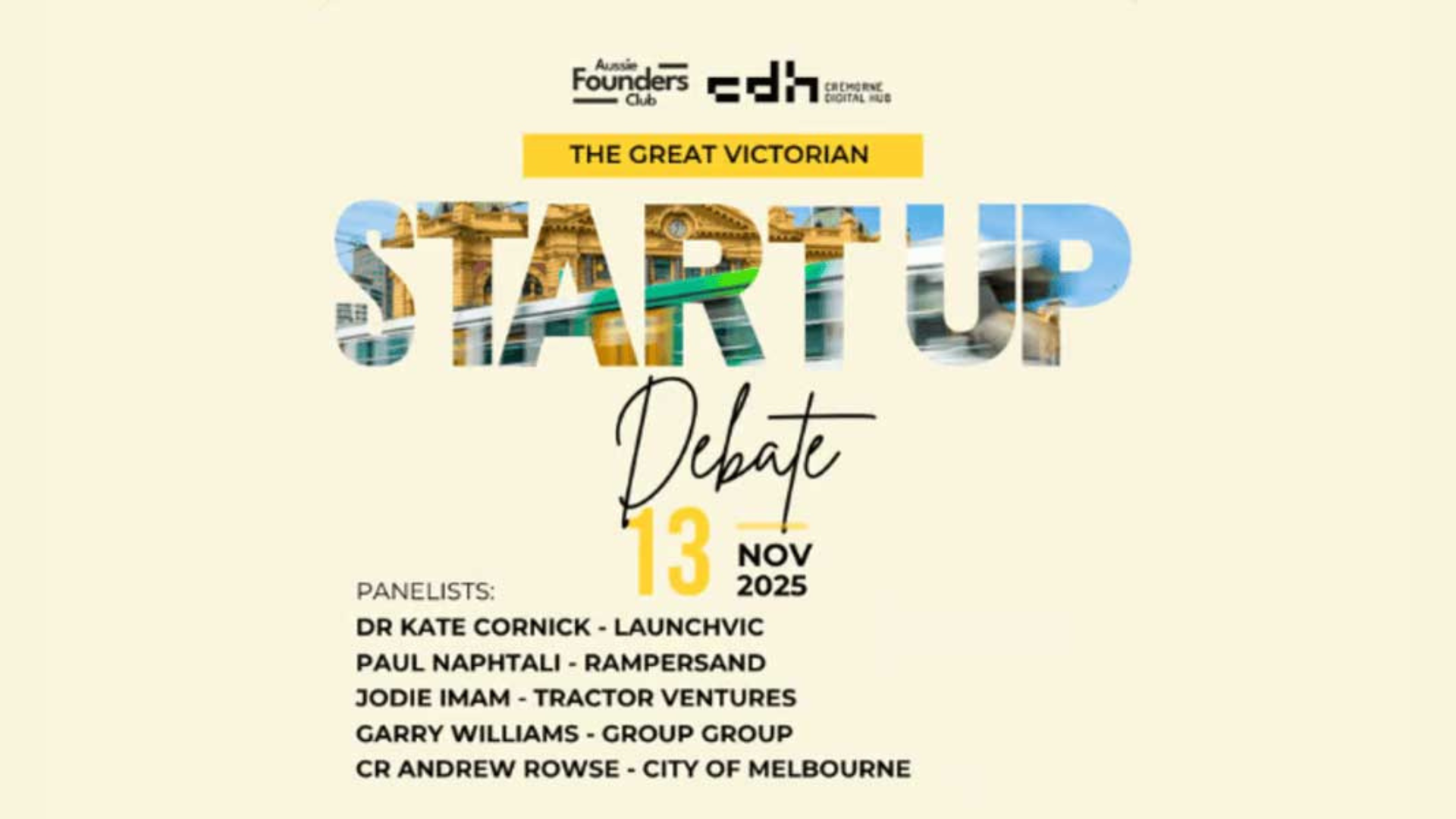Cdh great startup debate