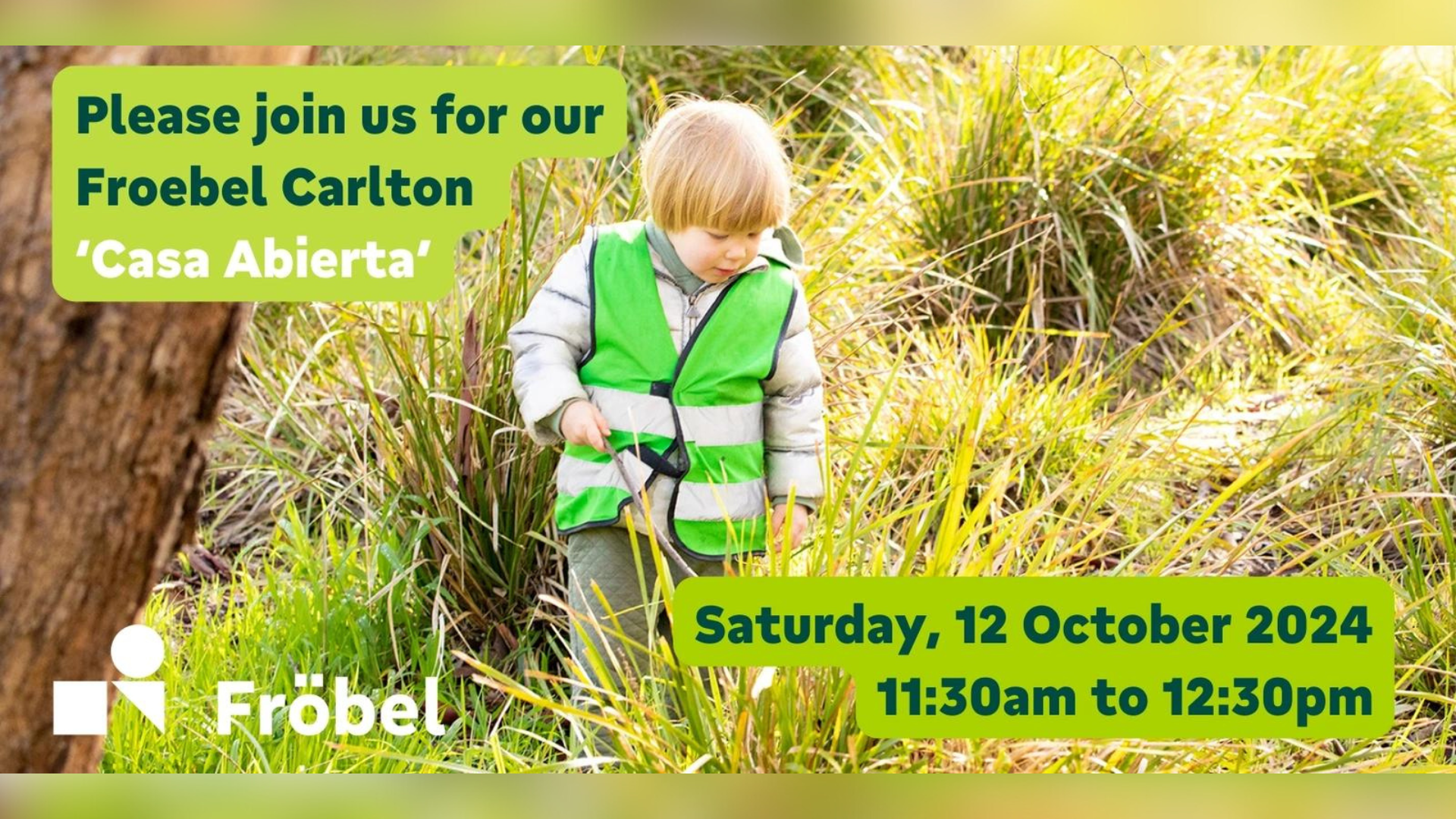 Froebel open house oct 2024